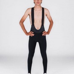 FUSION - Long Bib Tights, Color: Black