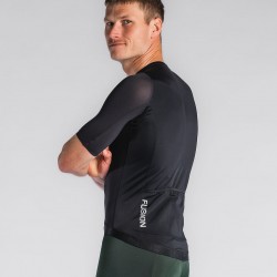 FUSION - Mens Cycling Jersey, Color: Black
