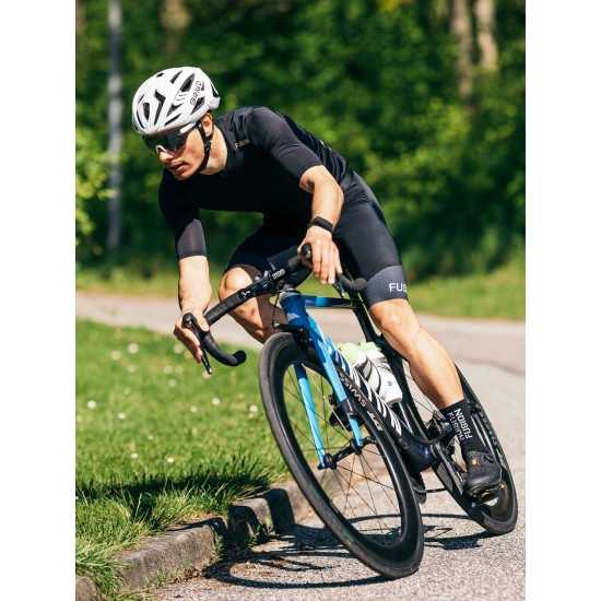 FUSION - Mens Cycling Jersey, Color: Black