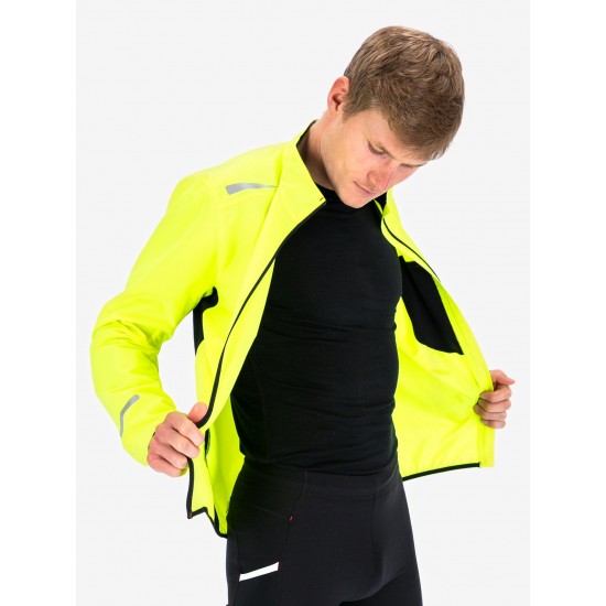 FUSION - Mens S1 Run Jacket, Color: Yellow/Black