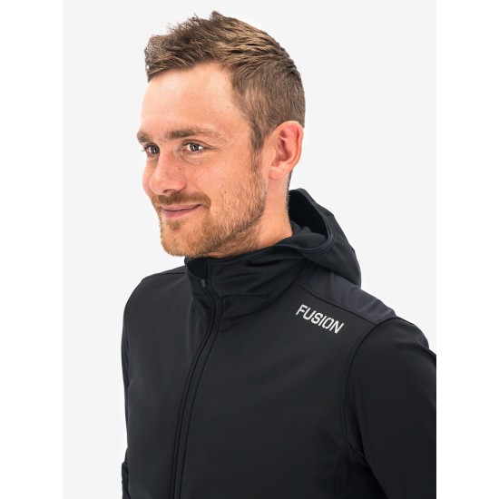 FUSION - Mens Shelter Jacket, Color: Black