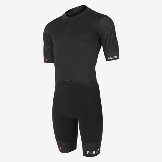 FUSION - Sli Road Race Suit, Color: Black