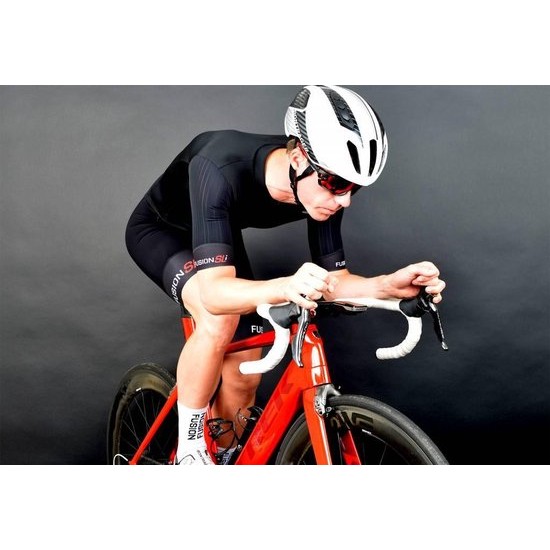 FUSION - Sli Road Race Suit, Color: Black