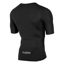 FUSION - SLi TRI Top Short Sleeve, Color: Black