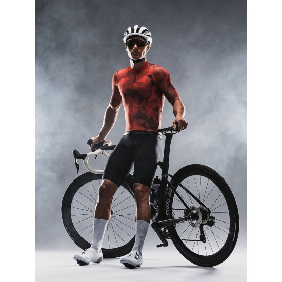FUSION - Mens TEMPO! Bib Shorts, Color: Black