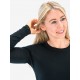 FUSION - Womens Merino 150 LS, Color: Black