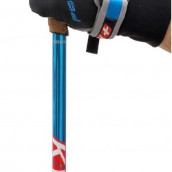 KV+ TORNADO BLUE Clip Ski Poles