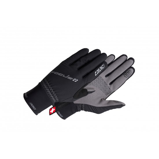 KV+ Running gloves Focus black 21G07-1